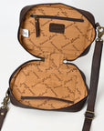 American Darling Adbga599 Cross Body I Hand Tooled Genuine Leather Women Bag Western Handbag Purse