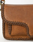 American Darling Adbgm405B Small Crossbody Hair-On Genuine Leather Women Bag Western Handbag Purse
