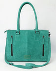American Darling Tote Genuine Suede Leather Women Bag Western Handbag Purse