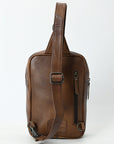 American Darling Sling Beautifully Hand Tooled Hair-On Genuine Leather women bag western handbag purse