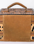 American Darling Jewelry Case Hand Tooled Genuine Leather women bag western handbag purse