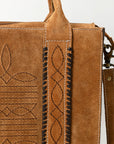 American Darling Tote Genuine Suede Leather women bag western handbag purse