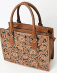 American Darling Tote Beautifully Hand Tooled Genuine Leather Women Bag Western Handbag Purse | Travel Bags College Casual