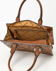 American Darling Tote Beautifully Hand Tooled Genuine Leather Women Bag Western Handbag Purse | Travel Bags College Casual