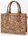 American Darling Tote Beautifully Hand Tooled Genuine Leather Women Bag Western Handbag Purse | Travel Bags College Casual
