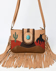 Genuine Leather women bag western handbag purse