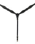 BAR H EQUINE Western Handtooled Leather Horse Headstall & Breast Collar Set