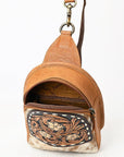 American Darling Adbga612 Sling Hand Tooled Genuine Leather Women Bag Western Handbag Purse
