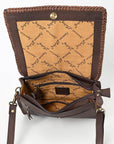 American Darling Crossbody Hand Tooled Genuine Leather Women Bag Western Handbag Purse