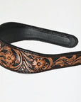 American Darling ADABA101 Elegant Leather Floral Hair Band