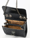 American Darling Adbg1560 Small Crossbody Hand Tooled Genuine Leather Women Bag Western Handbag Purse