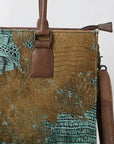American Darling Tote Crocodile Embossed Genuine Leather Women Bag Western Handbag Purse