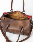 American Darling Adbg1562A Duffel Crocodile Embossed Genuine Leather Women Bag Western Handbag Purse