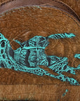 American Darling Backpack Crocodile Embossed Genuine Leather Women Bag Western Handbag Purse