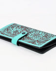 American Darling Clutch Beautifully Hand Tooled Genuine Leather women bag western handbag purse