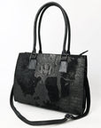American Darling Adbg1561D Tote Crocodile Embossed Genuine Leather Women Bag Western Handbag Purse