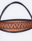 COMFYTACK Western Horse Headstall Breast Collar Set American Leather Tan