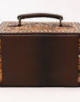 American Darling Hand Curved Genuine Leather Jewelry Case Bag