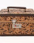 American Darling Hand Curved Genuine Leather Jewelry Case Bag