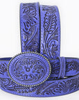 AMERICAN DARLING Beautifully Hand Tooled American Leather Unisex Belt
