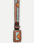 Beautifully Hand Tooled Genuine American Leather Belt Men and Women