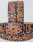 AMERICAN DARLING Beautifully Hand Tooled American Leather Unisex Belt