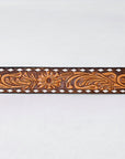 AMERICAN DARLING Beautifully Hand Tooled American Leather Unisex Belt