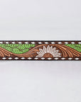AMERICAN DARLING Beautifully Hand Tooled American Leather Unisex Belt
