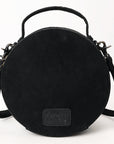 American Darling Canteen Genuine Suede Leather Women Bag Western Handbag Purse
