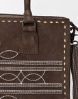 American Darling Tote Genuine Suede Leather Women Bag Western Handbag Purse
