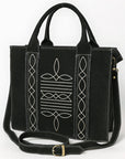 American Darling Tote Genuine Suede Leather Women Bag Western Handbag Purse