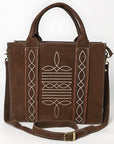 American Darling Tote Genuine Suede Leather women bag western handbag