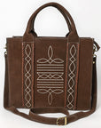 American Darling Tote Genuine Suede Leather Women Bag Western Handbag Purse