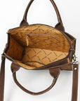 American Darling Tote Genuine Suede Leather Women Bag Western Handbag Purse