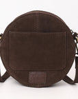 American Darling Canteen Genuine Suede Leather women bag western handbag purse