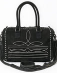 American Darling Tooled Leather Western Travel Duffel Bag