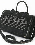 American Darling Tooled Leather Western Travel Duffel Bag