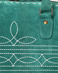 American Darling Duffel Genuine Suede Leather women's bag, western handbag, purse| handbag | Hand tooled purse