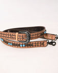 American Darling Hand Tooled Genuine Leather Crossbody Handle Strap For Bag