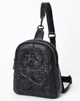 American Darling Sling Hand Tooled Genuine Leather women bag western handbag purse