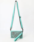 American Darling Wallet Beautifully Hand Tooled Genuine Leather women bag western handbag purse