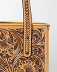 American Darling Tote Beautifully Hand Tooled Genuine Leather women bag western handbag purse