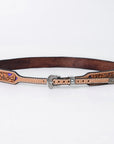 American Darling Hand tooled Hatband Genuine American Leather Western Adjustable Unisex