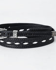 American Darling Hand tooled Hatband Genuine American Leather Western Adjustable Unisex