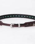 American Darling Hand tooled Hatband Genuine American Leather Western Adjustable Unisex
