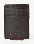 Slim Minimalist Money Clip Wallet With Integrated Cash Clip