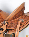Hilason Western Horse Saddle Wade Ranch Roping American Leather Tan
