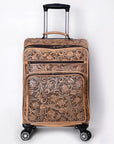 American Darling Travel Case Beautifully Hand Tooled Genuine Leather women bag western handbag purse