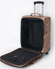 American Darling Travel Case Beautifully Hand Tooled Genuine Leather women bag western handbag purse