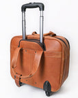 American Darling Travel Case Beautifully Hand Tooled Genuine Leather women bag western handbag purse